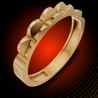 انگشتر خط نور 030